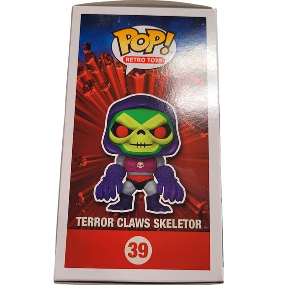 Skeletor with Terror Claws Metallic US Exclusive Pop! Vinyl No.39, DRM211021 - Picture 4 of 6